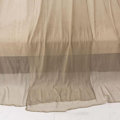Faraday Fabric Radiation Shielding Bed Canopy Circle EMF Protection Block 5G Radiation Shielding Sleep Queen Size (Color : Brown, Size : Medium)