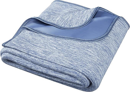 Degrees of Comfort Cold Blankets for Sleeping, Double Sided Cold Effect, Breathable Summer Bed Blanket to Keep Body Cool All Night,60"x90",Blue