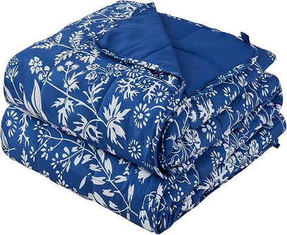 yescool King Size Weighted Blanket for Adults (20 lbs, 80” x 87”, Indigo) Cooling Heavy Blanket for Sleeping Perfect for 190-210 lbs, Breathable Blanket for Adults & Couple All Season