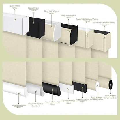 FineTell Motorized Blinds with Remote, 100% Blackout Roller Shades Compatible with Alexa,Apple Homekit,Google Home APP and Voice Control, Customized Electric Blinds (100% Blackout Dual Sided Beige)