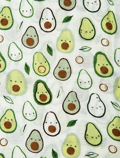 Loulou Lollipop Soft Baby Swaddle Blanket Muslin Wrap Receiving Blanket for Newborn to Toddler Girl and Boy, Large 47” by 47” - Avocado…