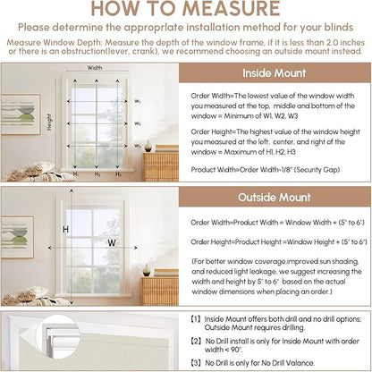 Kincmo No Drill Motorized Blinds with Remote, 100% Blackout Roller Shades for Windows, Custom Electric Blinds Compatible with Alexa, Apple Homekit, Google Home (100% Blackout Pure Cream)