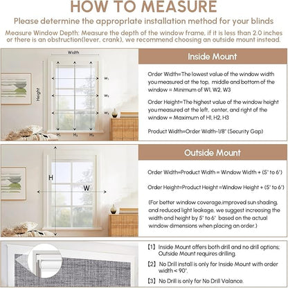 Kincmo No Drill Motorized Blinds with Remote, 100% Blackout Roller Shades for Windows, Custom Electric Blinds Compatible with Alexa, Apple Homekit, Google Home (100% Blackout Dual Sided Dark Grey)