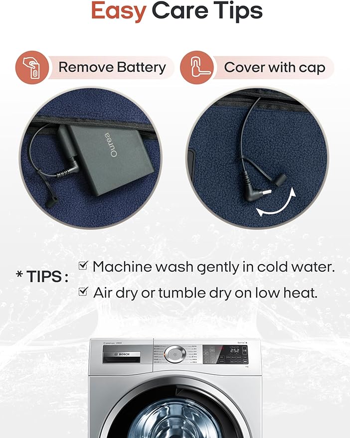 ZonLi Heated Blanket Battery Operated, Wearable Portable Electric Blanket with Rechargeable Battery, 50"x60" Cordless Heated Blanket, Waterproof, Machine Washable(Rainbow Dream)