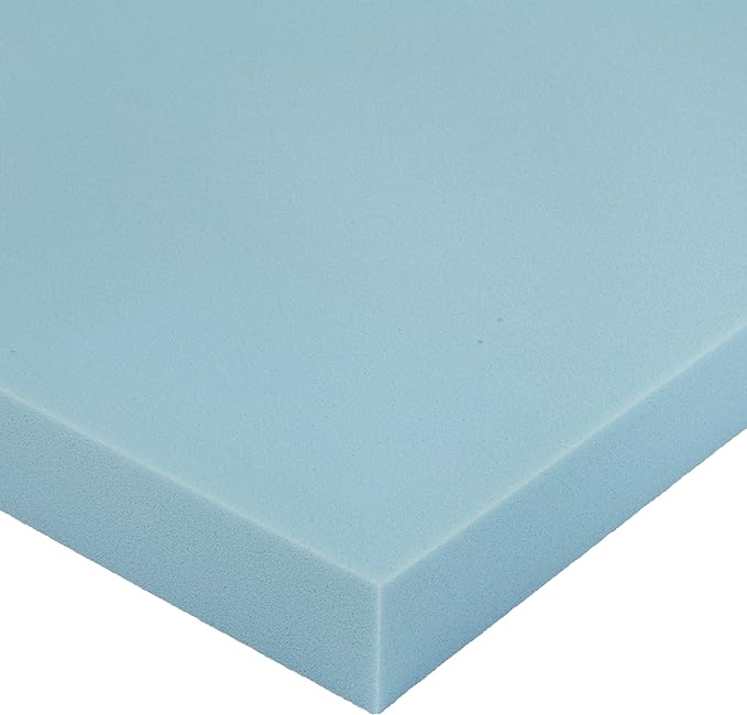 Amazon Basics Twin XL Cooling Gel-Infused Memory Foam Mattress Topper, CertiPUR-US Certified, 3 Inches, Blue