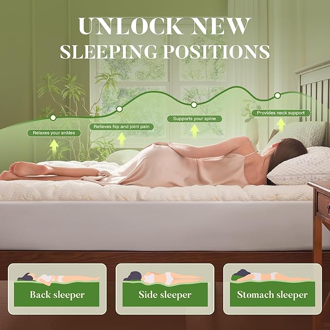 100% Waterproof Queen Size Mattress Topper, Thick Pillow Top Mattress Pad，Up to 21 Inch Deep Pocket,Soft Breathable Mattress Pad for Back Pain, Protector Cover(Beige)