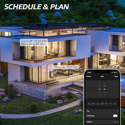 TORCHSTAR PAR30 WiFi Smart Spotlight Bulbs, RGB LED Color Changing Light, 10W, Google Assistant Amazon Alexa Compatible, 60W Equivalent, 2000K-5000K Tunable White CCT, E26 Base, No Hub Required