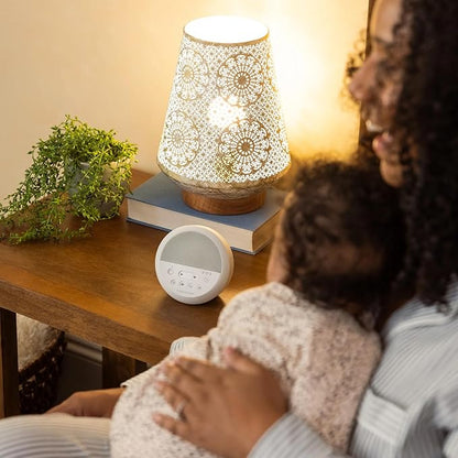 Yogasleep Nod White Noise Sound Machine, With Soft Night Light & Sleep Timer, 20 Sound Options Including Lullabies, Nature & Pink Noise, Sleep Aid For Baby & Adults, Noise Canceling For Office Privacy