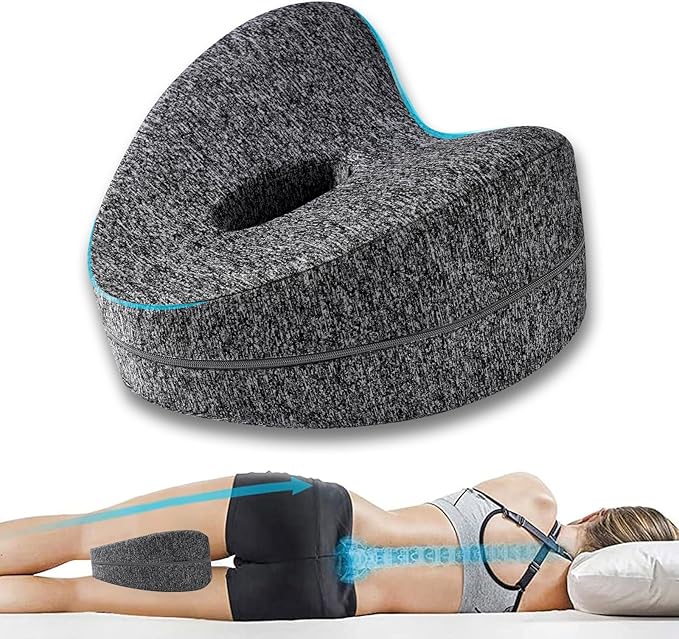 Leg Pillow, Knee Pillow for Side Sleepers, Leg Pillows for Sleeping, Knee Cushion for Sleeping,Suitable for Relieving Leg, Back, Knee Pain