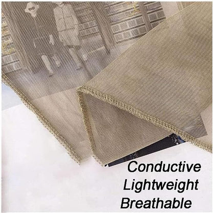 100% Silver Fiber EMF Shielding Bed Canopy,Blocks Radiation/EMF/WiFi/5G & Other RF Attenuation 10MHz-10GHz 35-60dB(150x200x185CM)