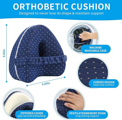 Leg Pillow, Knee Pillow for Side Sleepers, Leg Pillows for Sleeping, Knee Cushion for Sleeping,Suitable for Relieving Leg, Back, Knee Pain