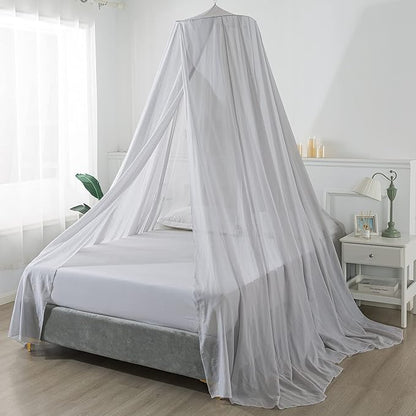 Faraday cage Radiation EMF Protection Bed White Canopy (Medium Size:50x230x800cm)