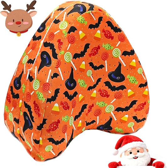 Knee Pillowcase for Contour Legacy Knee Pillow, Invisible Zippered & Anti-Pilling, Warm Fall Christmas Home Decor, for Women Girls (Warm Orange)