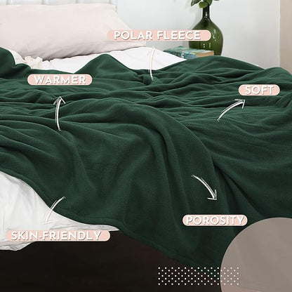 Electric Heated Blanket Full Size 72"x84" Microplush Cover Blanket 4 Heat Settings & 10 Hours Auto Off, Cozy & Breathable, Warm All Night, Grass Green