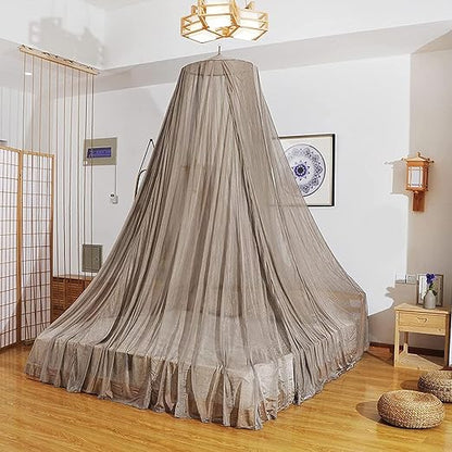 100% Silver Fiber Anti-Radiation Bed Canopy,EMF Shielding Bed Canopy for Microwave and Other Electromagnetic Waves,Silver-50 * 230 * 800cm