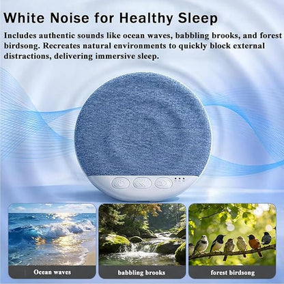Sleep Speaker Under Pillow, Bone Conduction Pillow Speaker, Ultra-Thin Bluetooth Pillows Speakers with White Noise Sound, Volume Control & Auto-Off Timer