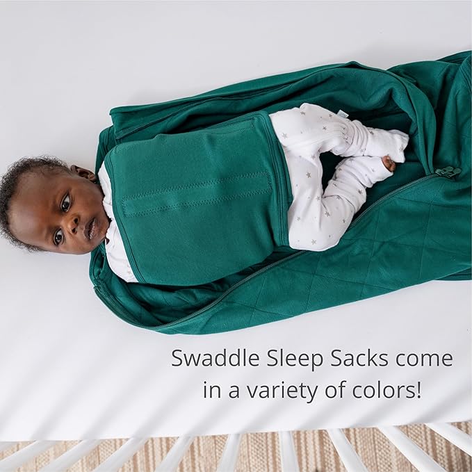 Dreamland Baby Viscose Swaddle Blanket (0-6 Months). 1.0 TOG Ultra Soft Swaddle Blanket w/Built in Band. 97% Viscose, 3% Spandex (Grey). Mom-Owned US Business, Premium Materials