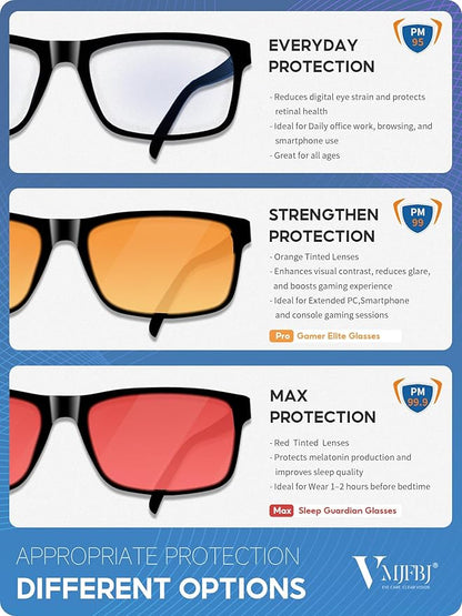Blue Light Glasses For Women/Men Computer Reading Gaming Glasses Improve Sleep Reduce Eye Strain Gift Package Purple