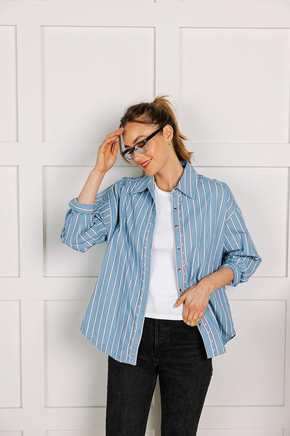 Peepers by PeeperSpecs Women's Layover Square Blue Light Blocking Reading Glasses