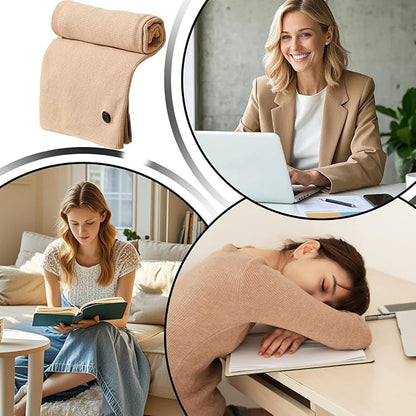 Heated Shawl, with Smart Temperature Control, 150x80cm, Electric Heated Wrap, Winter Warming Blanket, 3-Level Temperature Control, for Women Car Camping Hiking Bed Home Travel Cold Weather Indoor Use