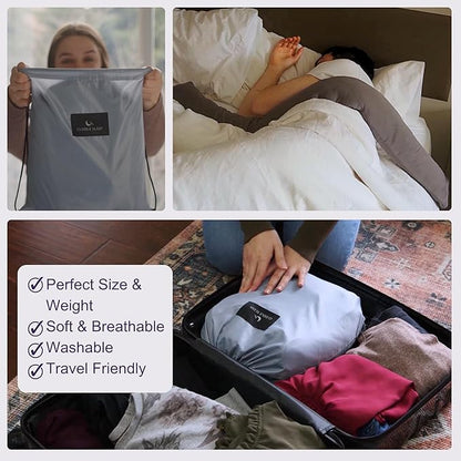 Cuddle Sleep Weighted Pillow - Sensory Pillow - Cuddles You to Sleep - Cool Touch Sleeve - Travel Friendly - 52inches - Weighted Blanket Alternative - Machine Washable & Durable - All Sleep Positions