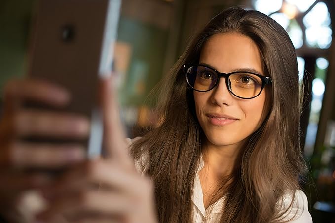 Prospek Blue Light Blocking Glasses - Clear Lens for Office & Meetings, Professional Style for Men Women, Reduce Eye Strain