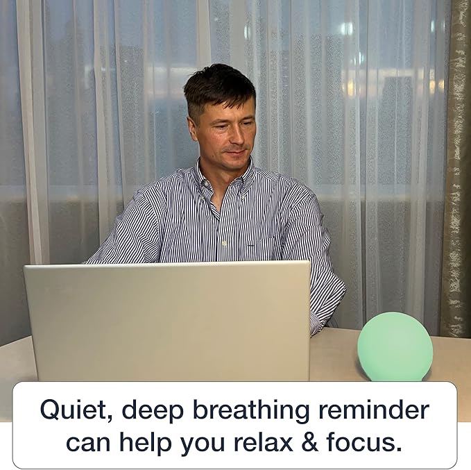 4 7 8 Breathing Ball - Stress & Anxiety Relief, Calming Item | Sleep Aid Device | Meditation Accessories | Relaxing Mindfulness Toy for Adults & Kids