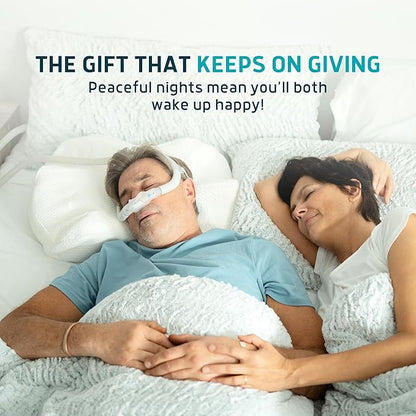 Lunderg CPAP Pillow for Side & Back Sleepers - Memory Foam with Adjustable Height - 2 Pillowcases Included (Machine Washable) - Reduce Air Leaks & Mask Pressure for Better Sleep - Works with ALL Masks