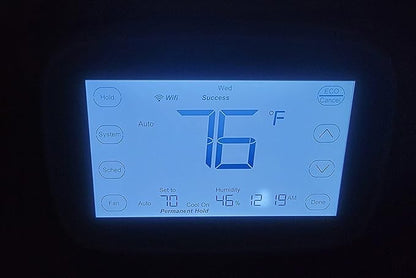Lakepro-1 Programmable Thermostat for Home - Wi-Fi Enabled with Alexa Compatibility - Control Temperature and Remote Monitoring with Phone App (Requires a C-Wire)