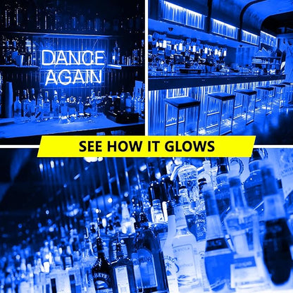 4 Pack A19 LED Blue Light Bulbs,120V E26 Christmas Blue LED Lights 9W Replace up to 100W,Dimmable Colored Light Bulbs for Thanksgiving Day, Home Lighting, Party Decoration, Holiday Lighting