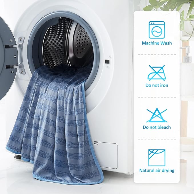 Guohaoi Cooling Blankets for Hot Sleepers,Arc-Chill Q-Max >0.5 Cool Fiber,100% Oeko-Tex Certified,Twin Full Size Lightweight Summer Cool Blanket for Travel/Outdoor Ultra Cold Breathable,60''x90''