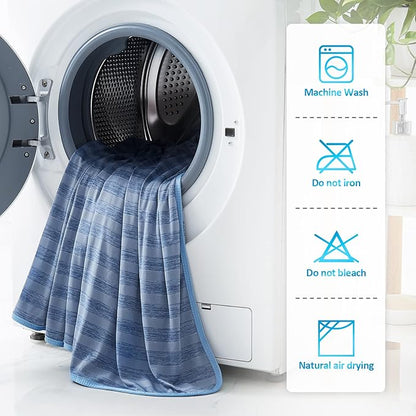 Guohaoi Cooling Blankets for Hot Sleepers,Arc-Chill Q-Max >0.5 Cool Fiber,100% Oeko-Tex Certified,Twin Full Size Lightweight Summer Cool Blanket for Travel/Outdoor Ultra Cold Breathable,60''x90''
