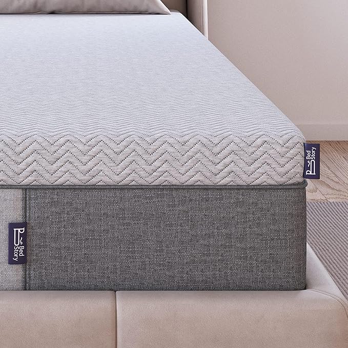BedStory Firm Mattress Topper 3 Inch Twin Size, Extra Firm Memory Foam Bed Topper for Pain Relief, Copper Gel Bamboo Charcoal Green Tea Infused Cooling Mattress Pad, CertiPUR-US Certified