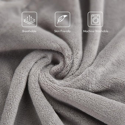 ESTINGO Heated Blanket Full Size - 72"x84" Full Size Electric Blanket with Preheat Function & Overheat Protection, 6 Heating Levels Heated Blanket with 1-10 Hours Adjustable Timer, Light Gray