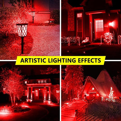 4 Pack A19 LED Red Light Bulbs,120V E26 Red LED Lights 9W Replace up to 100W, Dimmable Colored Light Bulbs for Thanksgiving Day,Porch, Home Lighting, Party Decoration