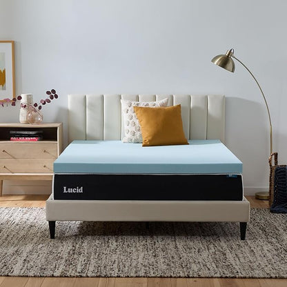 LUCID - LU30FF30GT Lucid 3 Inch Gel Infused Memory Foam Mattress, Full