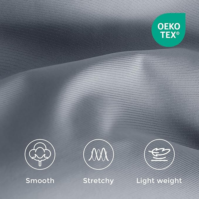 EASELAND Queen Tencel Cooling Comforter for Hot Sleepers - Double-Sided Lightweight and Breathable Fabric for Night Sweats - All Season Cooling Blanket Machine Washable（90x90in, Grey）