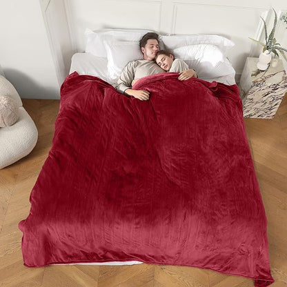 Heated Blanket Electric Blanket Queen Size, Super Soft Cozy Upgraded Flannel Fast Heating Blanket Dual Control with 5 Heating Levels & 10 Hours Auto Off, Machine Washable, 84" x 90", Burgundy