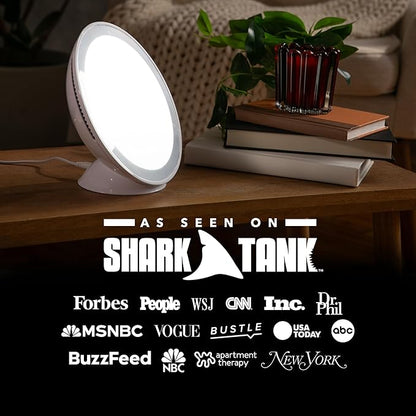 Clinical Medical Grade | Circadian Optics Langley Light Therapy Floor Lamp | 10X Power & Brightness | 10,000 Lux at 15" | Extremely Large 22" X 12" Light Panel | As Seen On Shark Tank