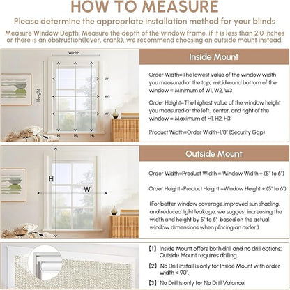 Kincmo No Drill Motorized Blinds with Remote, 100% Blackout Roller Shades for Windows, Custom Electric Blinds Compatible with Alexa, Apple Homekit, Google Home (100% Blackout Starscape Cream)