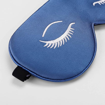 ALASKA BEAR Mulberry Silk Sleep Mask Luxury Cool and Lustrous Eye Cover for Sleeping, Embroidery Gift Ready Packaging, Limited (Original Version Flat)