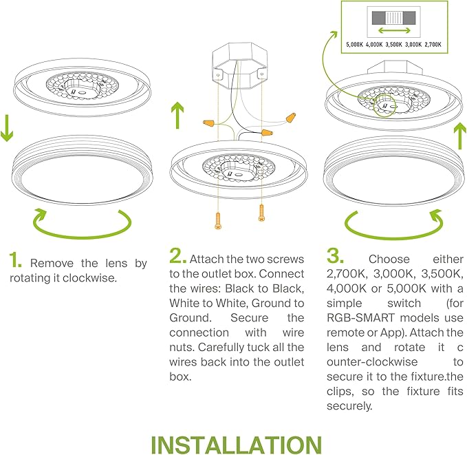 ASD 12 Inch LED Flush Mount Ceiling Light Fixture for Bedroom, 20W 1130LM 5CCT 2700K-5000K, Triac Dimmable Lights, Dining, Living Room, Kitchen Lamps, Modern Home Lighting Fixtures, Nickel, ETL