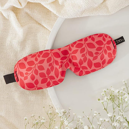 Bucky 40 Blinks No Pressure Eye Mask for Travel & Sleep, Hibiscus Leaf, One Size