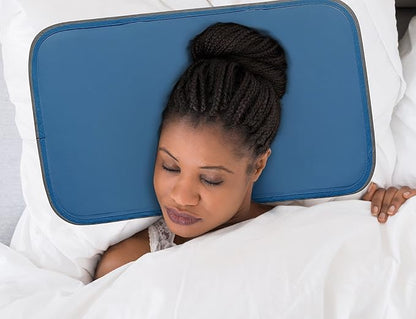 Pillow Cooling Pad - Pressure Activated Gel Cooling Mat Provides Instant Cool Relief - Ideal for Fevers, Migraines, Hot Flashes, Night Sweats - Place on Pillow