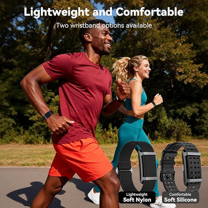 Fitness Tracker Smart Bands, Smart Bracelet, 24/7 Wearable Health Activity & Sleep Tracker Wristband with Heart Rate Monitor Naps Blood Oxygen Stress Calorie Steps Counter Pedometer Free APP