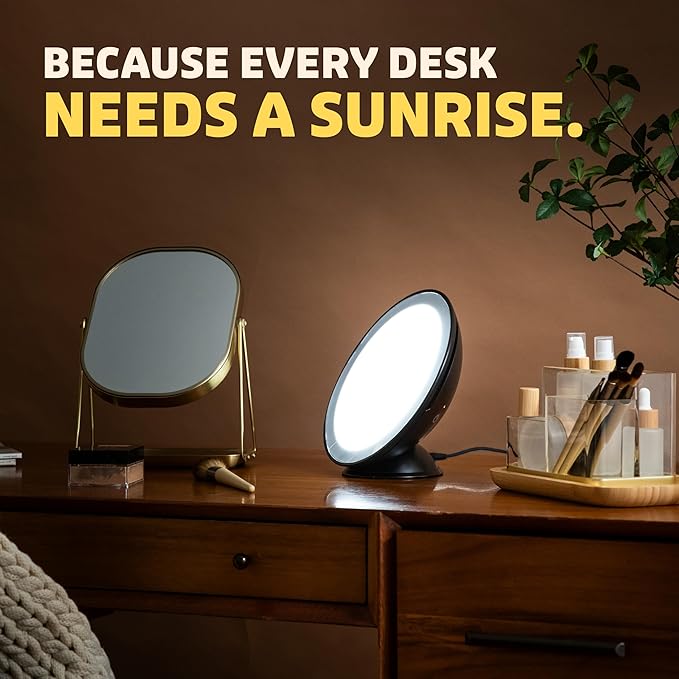 Circadian Optics Lampu Bright Light Therapy Desk Lamp | As Seen On Shark Tank | Ultra Powerful 10,000 LUX Brightness | 5500K Color Mimics Noon Day Sun | Improve Your Mood, Sleep, Energy & Focus
