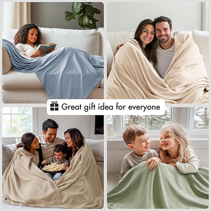 Madison Park Twin Size Blanket, 70% Rayon Bamboo-Based, 30% Cotton, Breathable for Hot Sleepers Menopause, Ultra Soft and Snag-Resistant, Summer Blanket for Bed or Couch, Twin 66"x90", Grey