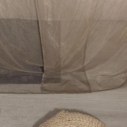 100% Silver Fiber EMF Shielding Bed Canopy,Blocks Radiation/EMF/WiFi/5G Other RF Attenuation 10MHz-10GHz 35-60dB,Mosquitoes Net Bed Canopy(120x200x185cm)