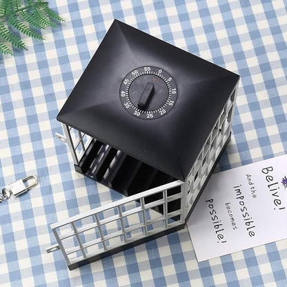 ruixin Mobile Phone Jail - Smart Phone With Timing, Cell Phone Jail, Phone Lock Box, Phone Jail, Timed Lock Box, Used In Classrooms, Homes, Meeting Rooms, Offices (15CMX13CMX23CM)