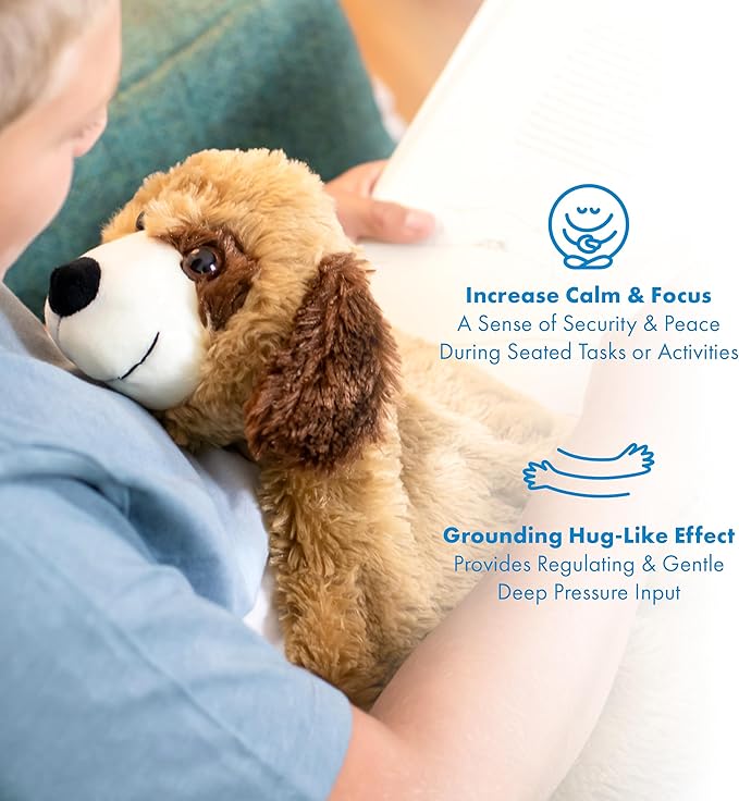 Harkla Weighted Lap Pad for Kids (Brown)